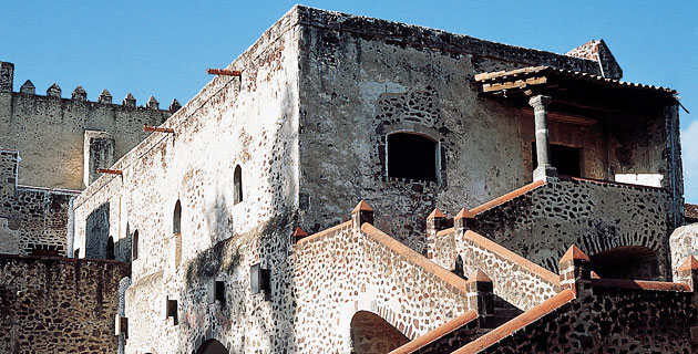 Interior del Templo de San Agustín en Acolman.