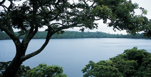 Lago Mhjahual en Los Tuxtlas. / Foto: María de Lourdes Alonso