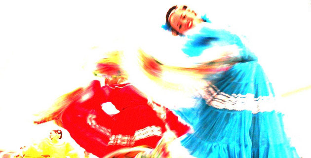 Baile folklórico en las fiestas populares mexicanas. / Foto: ing jorge