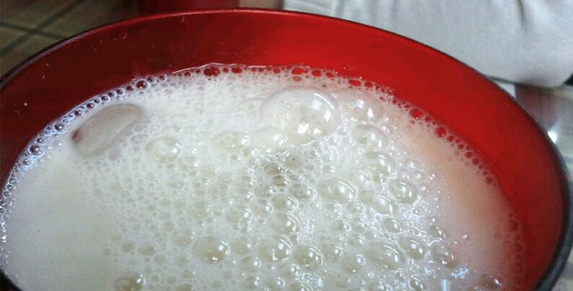 Agua fresca de horchata. / Foto: revrev