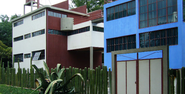Vista exterior del Museo Estudio Diego Rivera en San Ángel. / 