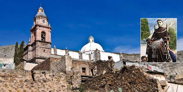 Real de Catorce.“El Charrito”, San Francisco de Asís. / Foto: Jesusito2008
