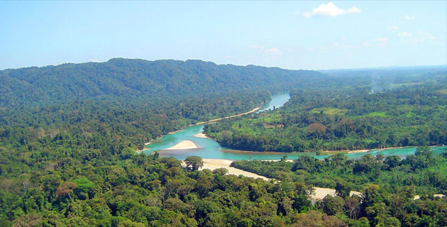Vista panorámica de la Reserva de la Biósfera Montes Azules. / 