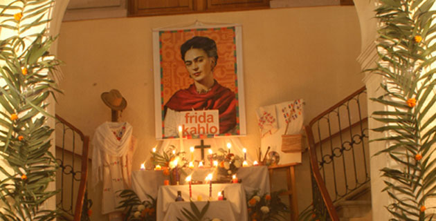 Ofrenda a Frida Kahlo / Foto: Cortesía Festival de Calaveras