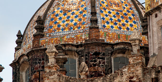 Detalle cúpula Ex Convento del Carmen