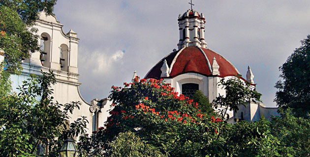 Cúpula del Templo Parroquial de Azcapotzalco