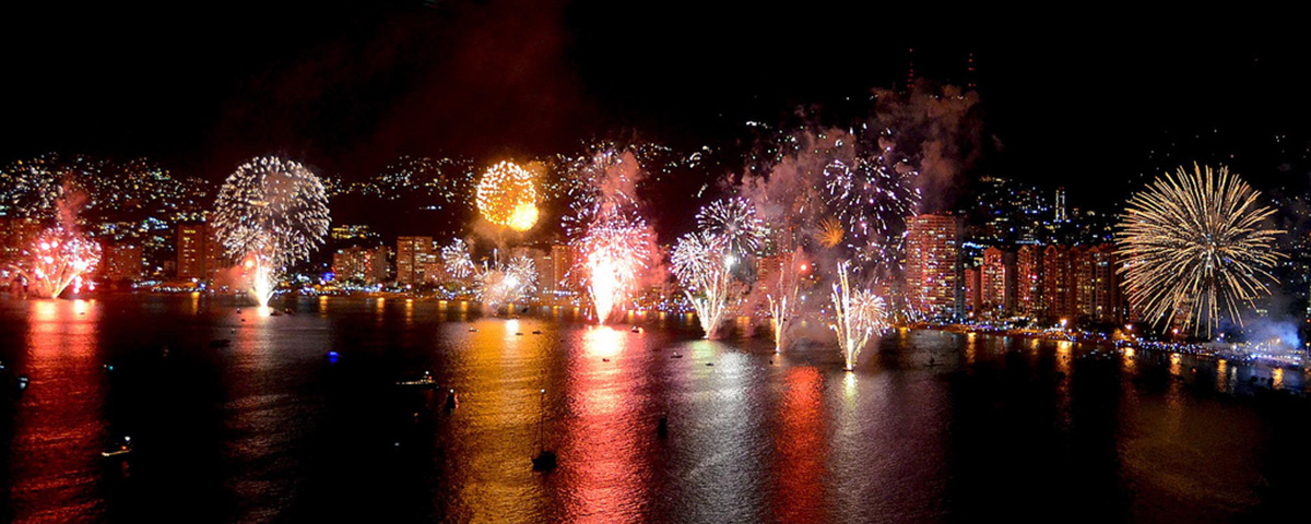 Gran gala de pirotecnia de Año Nuevo en el Triángulo del Sol fifu