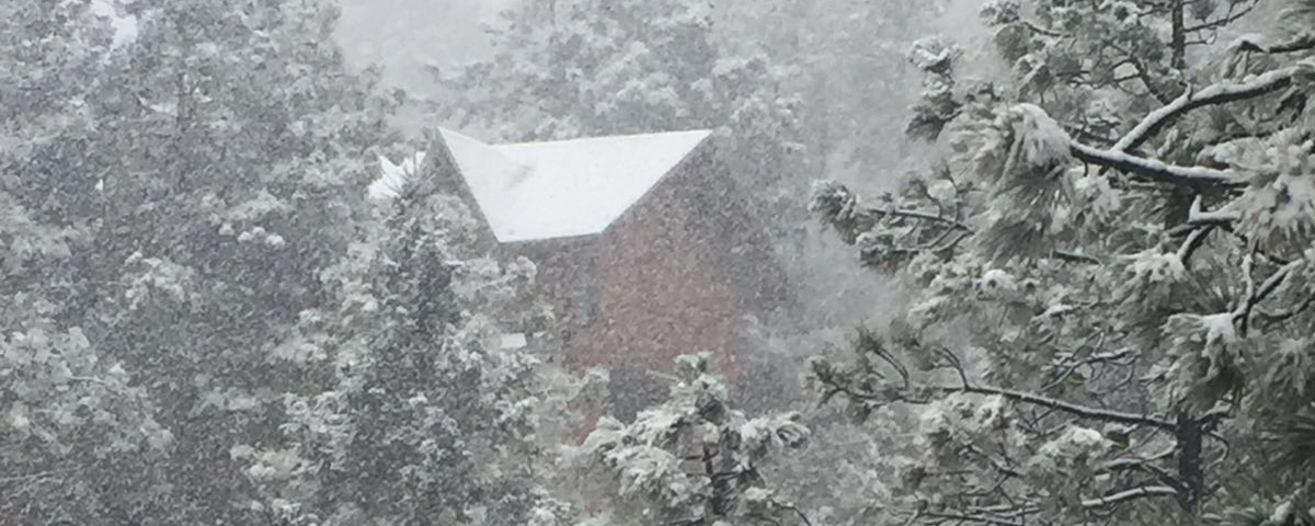 Así se ve Monterreal, en la sierra de Coahuila, ¡cubierto de nieve!