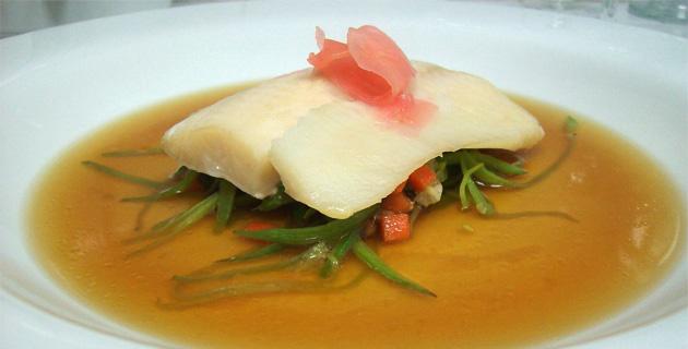 Receta de caldo de robalo fifu