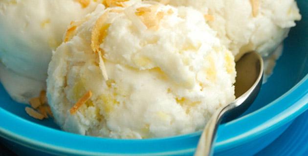 Receta de helado de coco fifu
