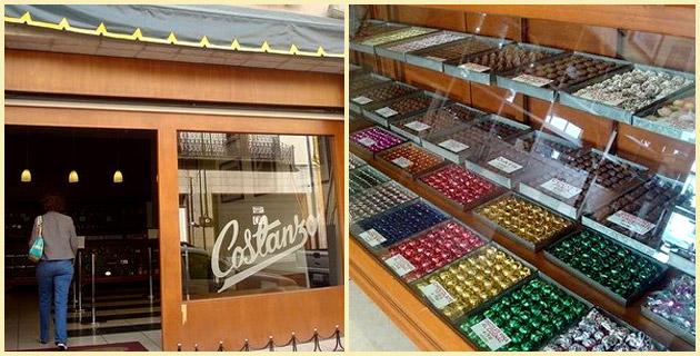 Los chocolates Costanzo «Dulces más dulces que los besos de la novia» fifu