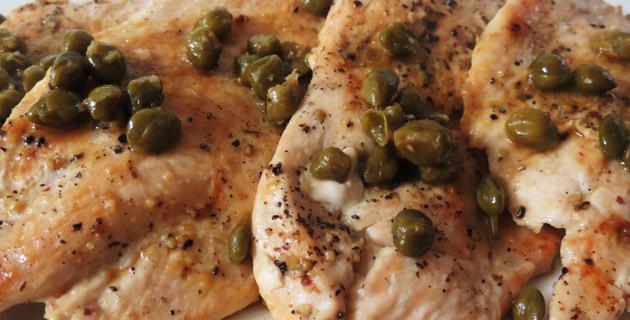 Receta de pollo con alcaparras fifu