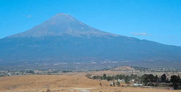 Panorámica del Popocatépetl