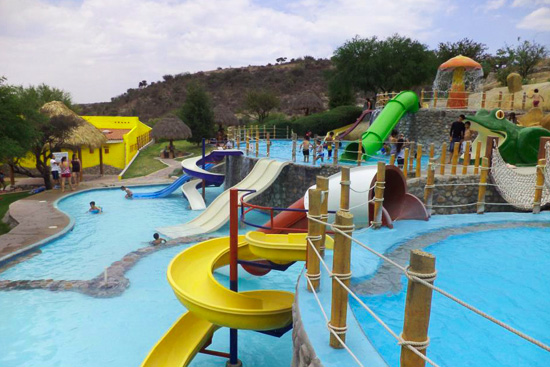 Aguas termales en San Miguel Allende / Foto: Cortesía Parque acuático Xote