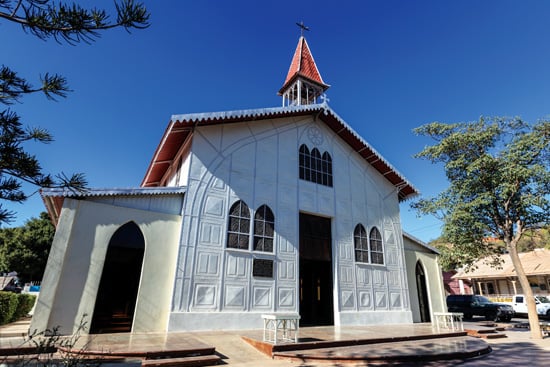 La iglesia de Santa Bárbara fue diseñada por Gustave Eiffel / Alfredo Martínez