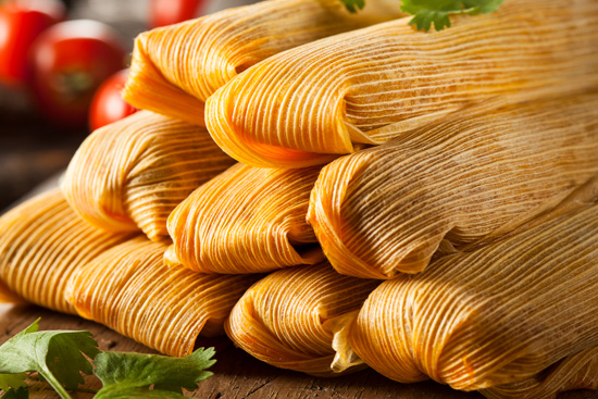 Tamales de hoja de maíz / Foto: Depositphotos