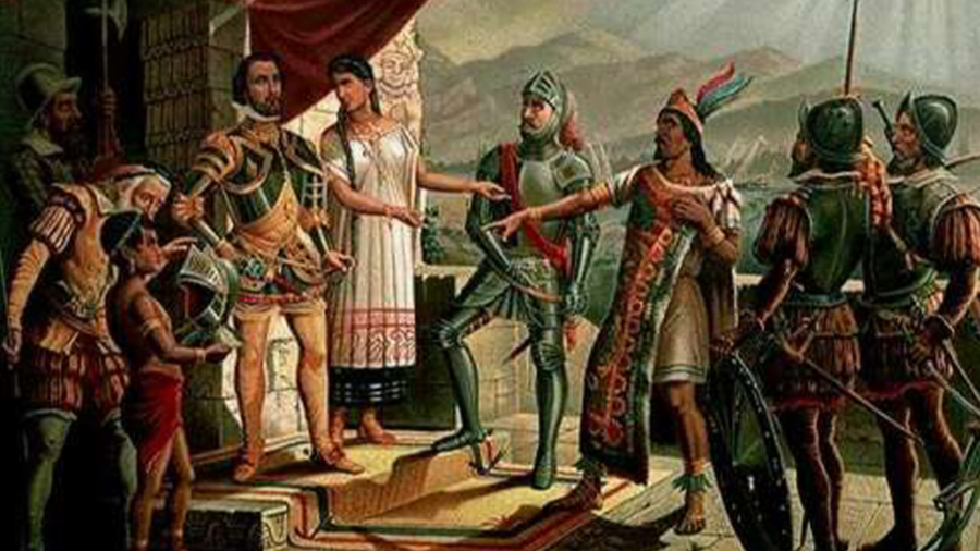 ¿Cómo recibió Moctezuma a los españoles?