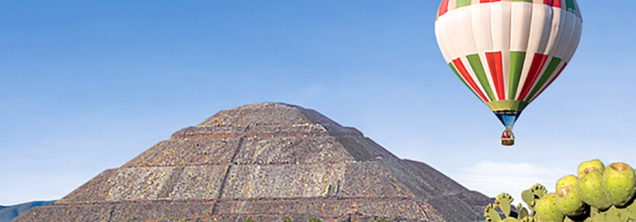 Paseo en globo por Teotihuacán