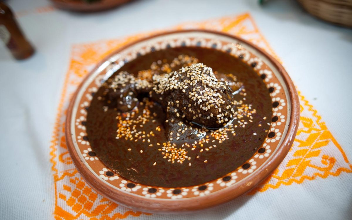 Receta de mole poblano