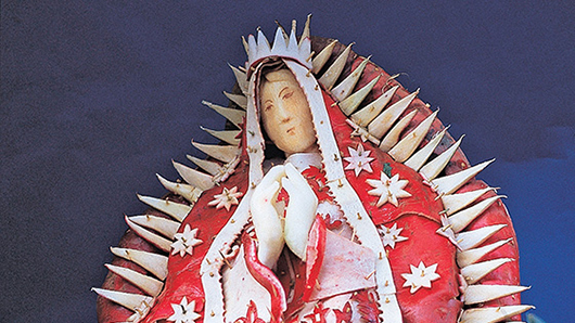 Figuras religiosas de la Noche de Rábanos en Oaxaca