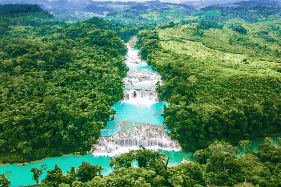cascadas agua azul chiapas