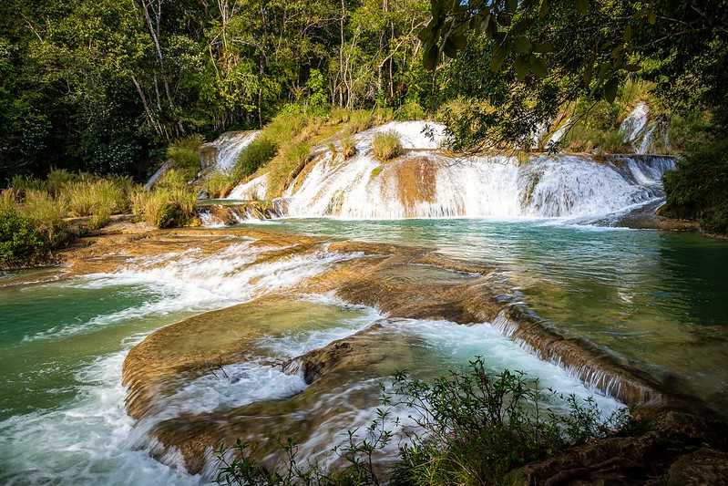Lugares para visitar en Chiapas: Cascada de Roberto Barrios