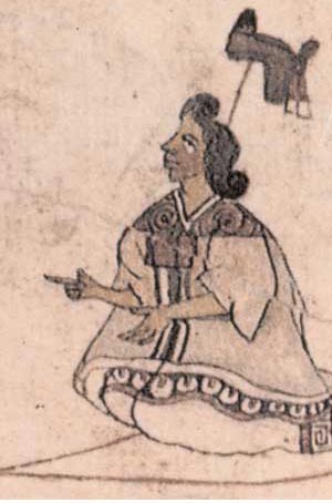 Tecuichpo (Isabel), hija de Motecuhzoma II.