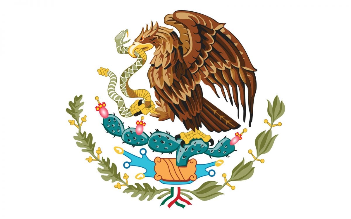 Escudo Nacional Mexicano.