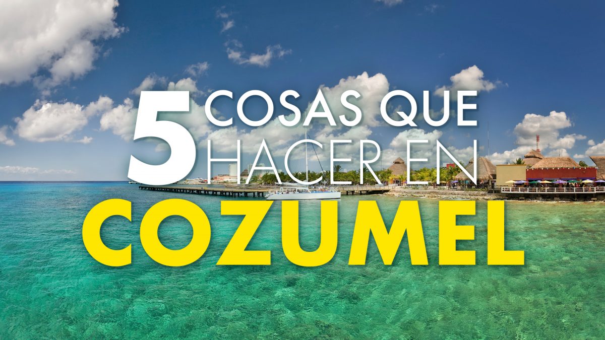 5 actividades que hacer en Cozumel - México Desconocido