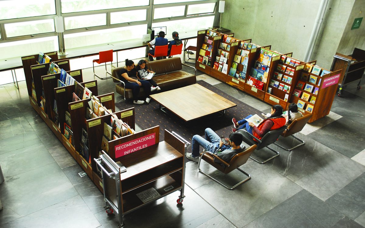 Biblioteca Vasconcelos: sala de lectura infantil