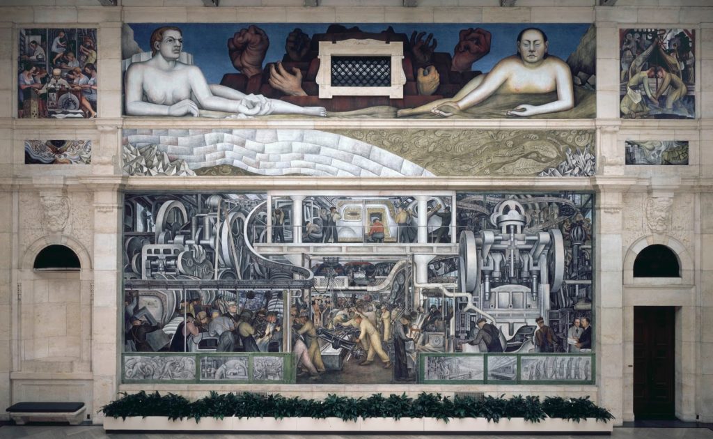 “Industria de Detroit” de Diego Rivera﻿