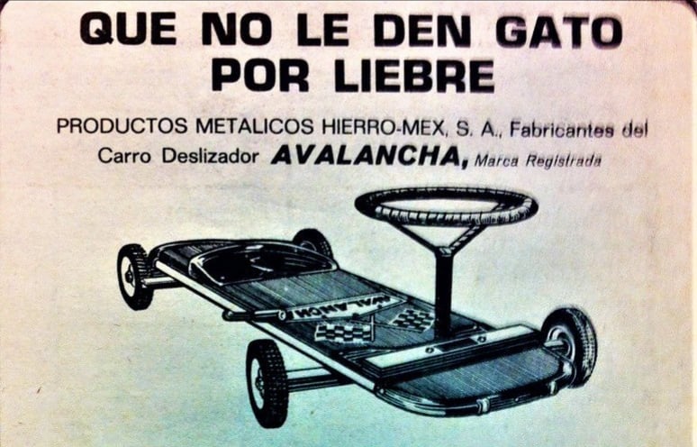 querido perro Directamente Avalancha, el primer vehículo de nuestra infancia - México Desconocido