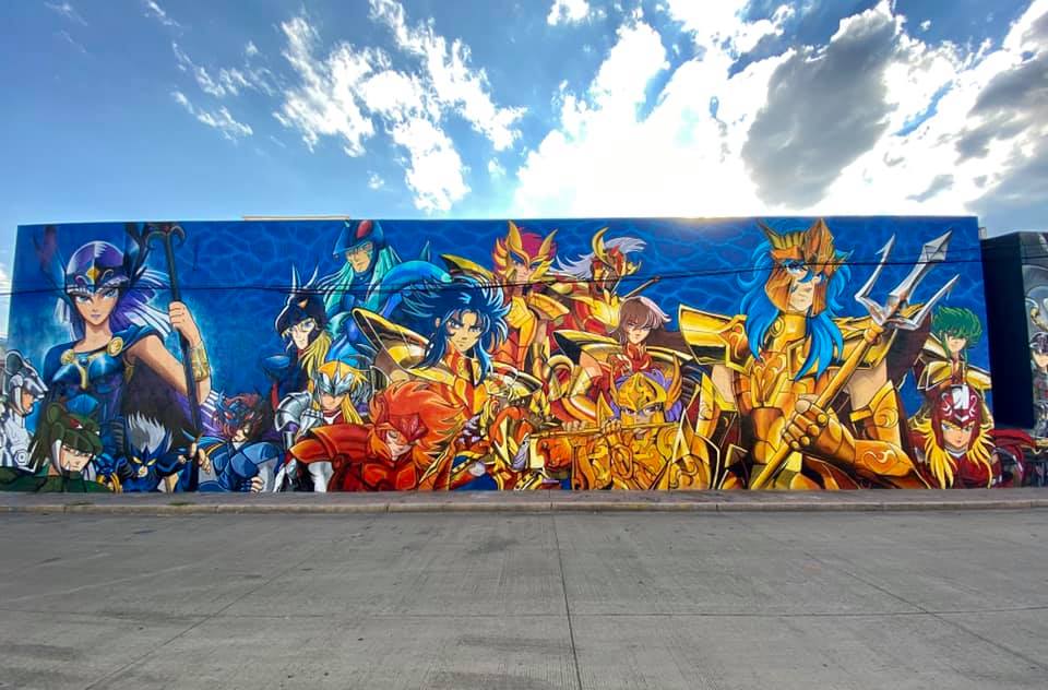 Conoce el mural de Los Caballeros del Zodiaco (VIDEO) - México Desconocido