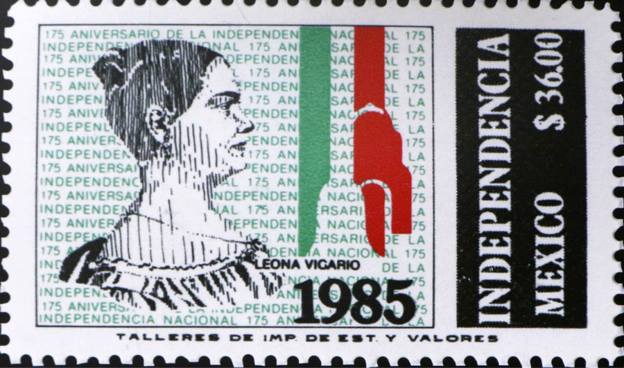 Timbre postal de Leona Vicario