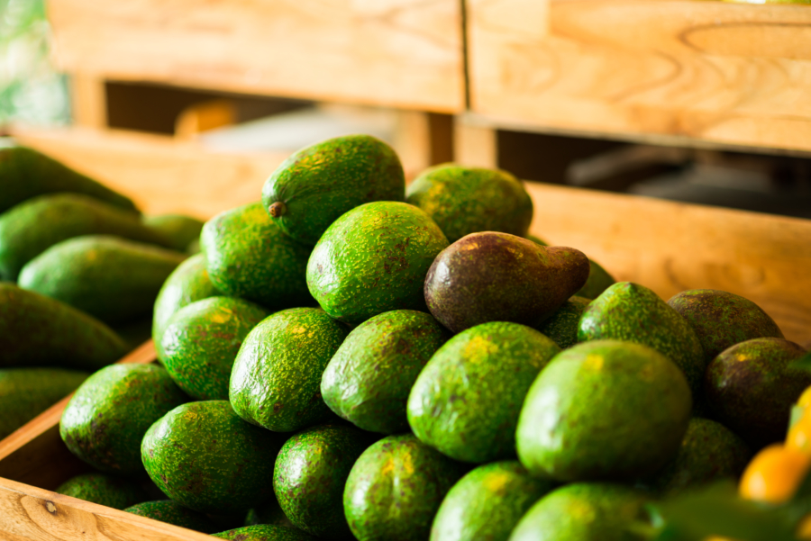 Organic avocados