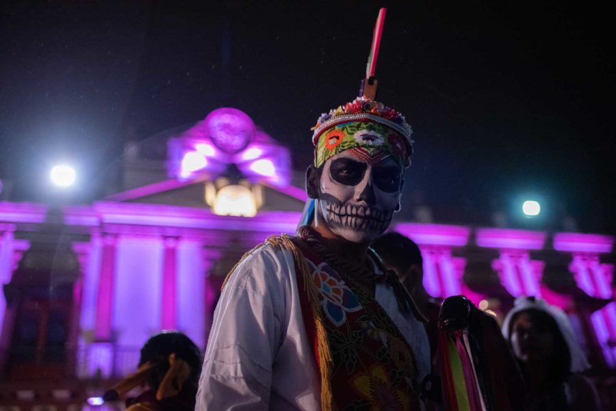 Catrines en el Desfile de Catrinas en Xalapa