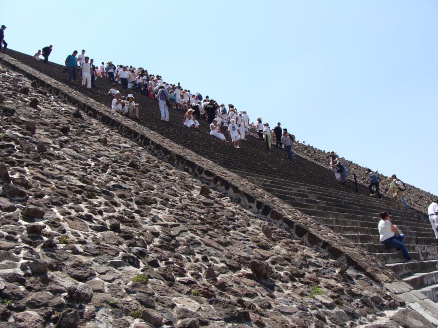 solsticio de invierno en Teotihuacan