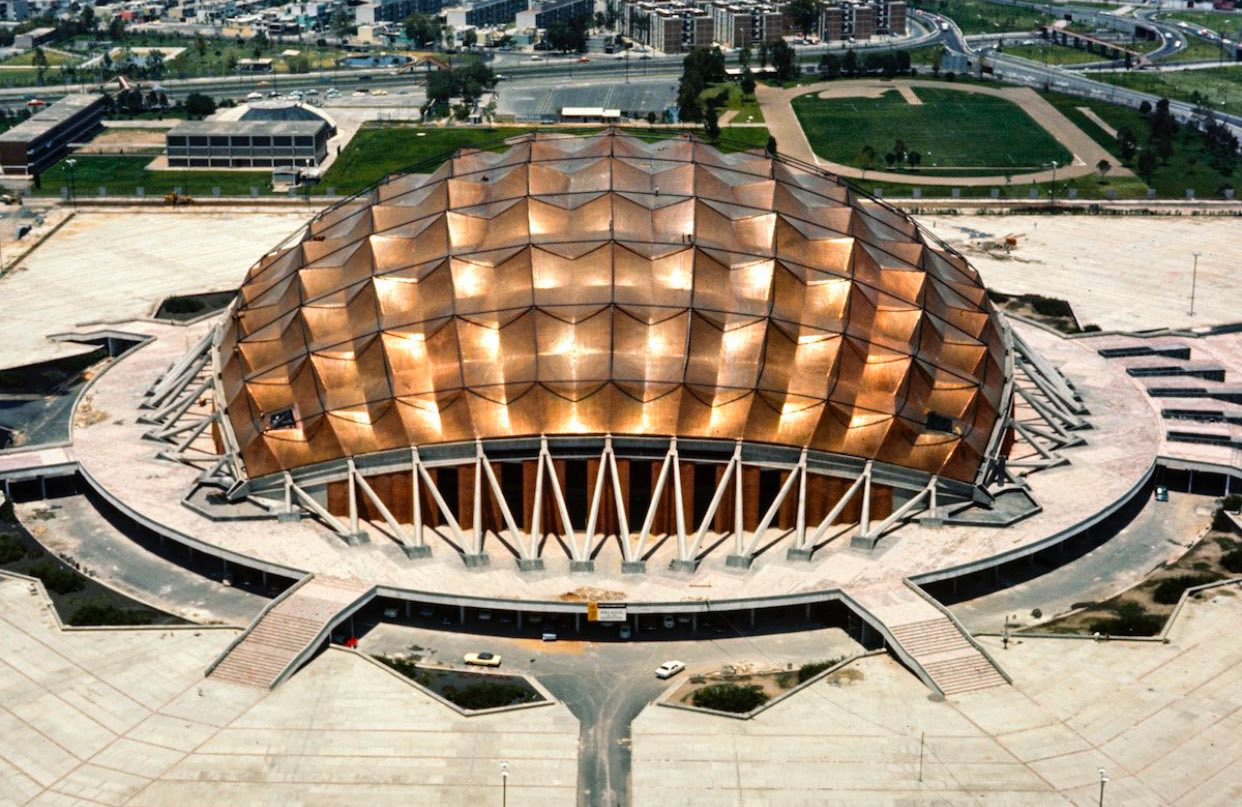 oración pasar por alto Amarillento El Palacio de los Deportes: el domo de cobre que resplandece en la CDMX -  México Desconocido