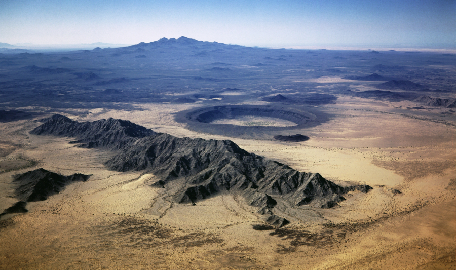 Cráteres en Pinacate y Gran Desierto de Altar