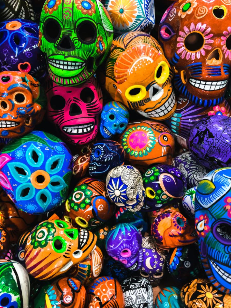 frío Oswald tímido Calaveras decoradas y todo sobre decoración para Día de Muertos - México  Desconocido