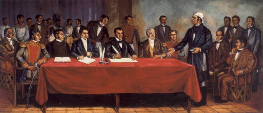 El Congreso de Chilpancingo donde fue promulgado el documento Sentimientos de la Nación