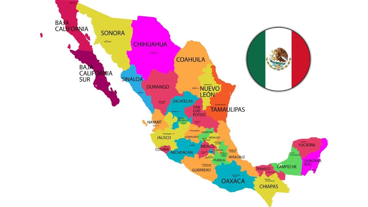 Estados De México Definición División Política Y Principales