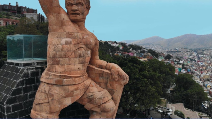 El monumento al Pípila se encuentra en Guanajuato