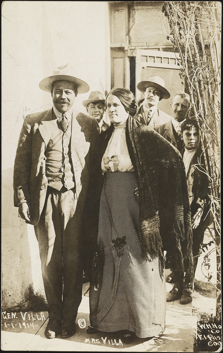Pancho Villa y su primera esposa, Luz Corral