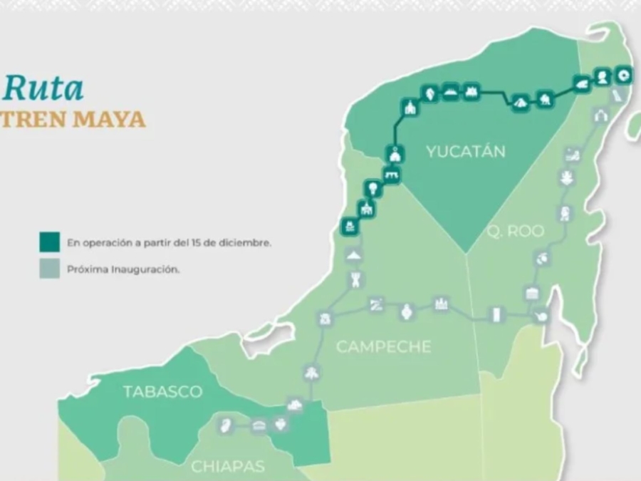 primer tramo del tren maya