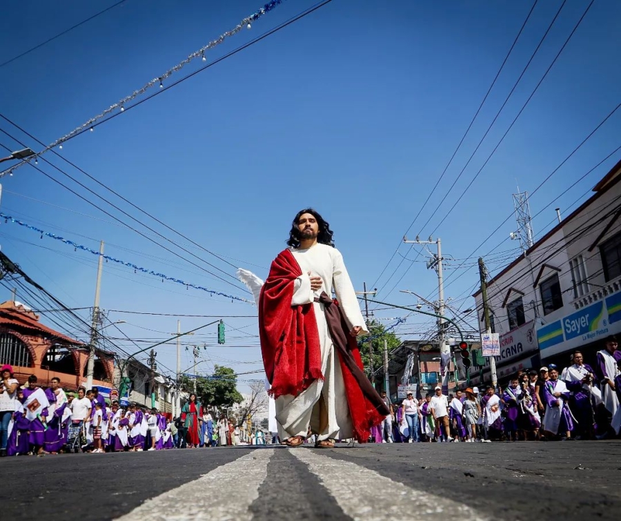 Representación de la Semana Santa en Iztapalapa 2023