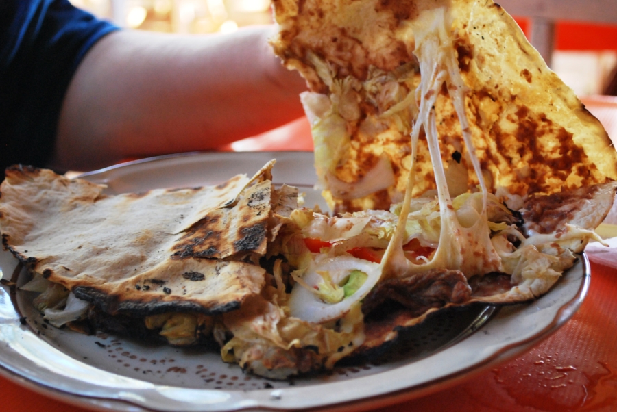 Gastronomía de Oaxaca: tlayuda