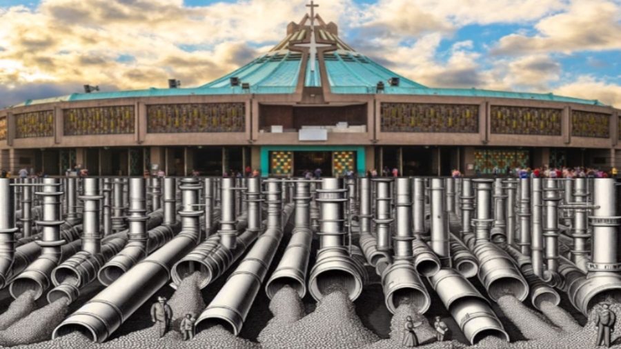 tuberia_dinero_basilica_guadalupe_limosnas tuberia_dinero_basilica_guadalupe_limosnas