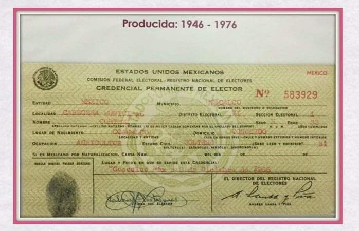 credencial para votar