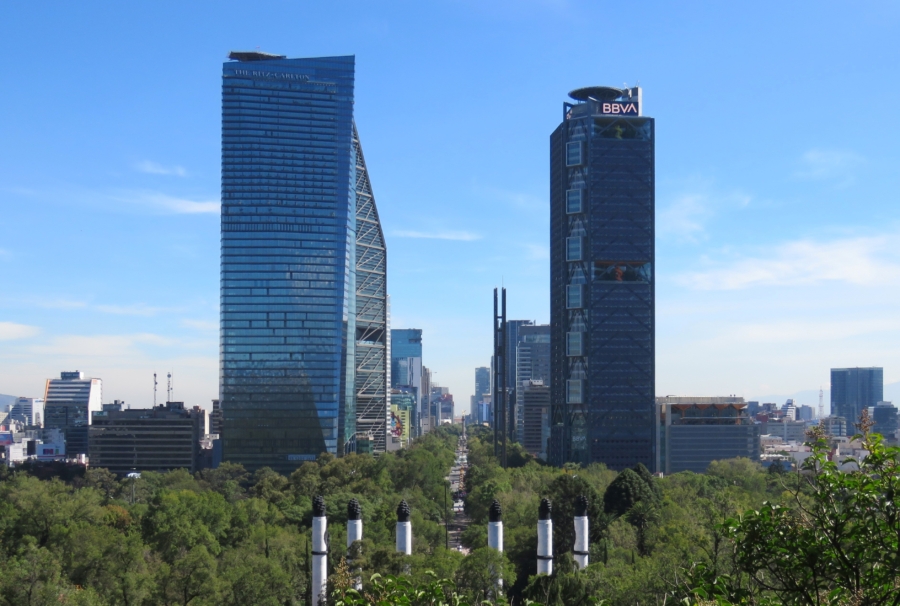 Paseo visto desde el Castillo de Chapultepec